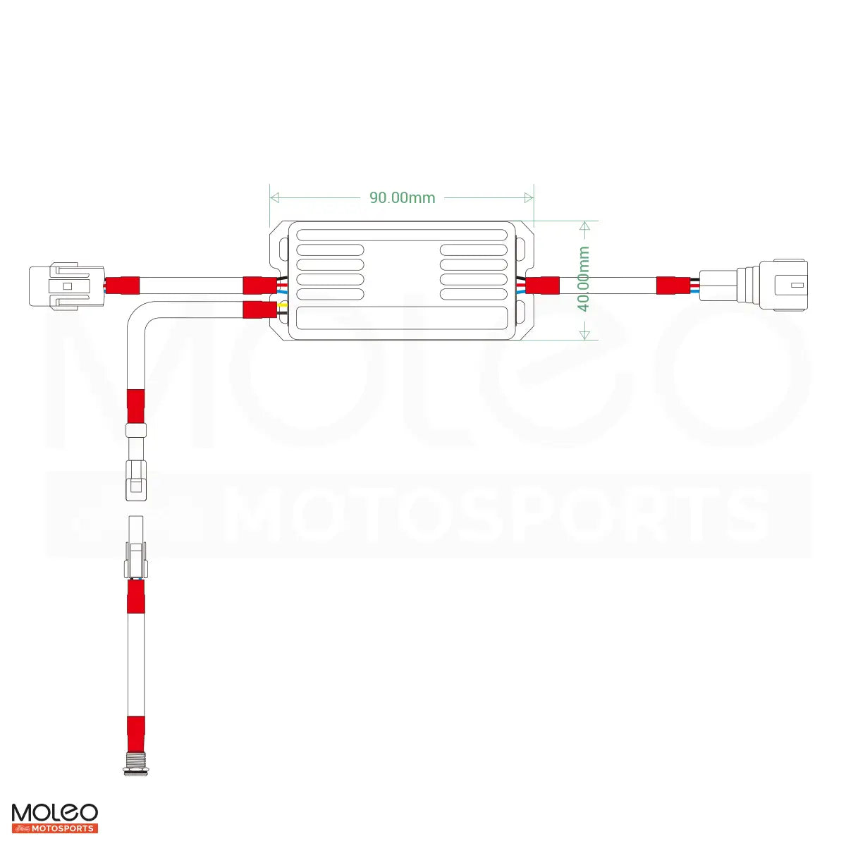 Brake Light Modulator for Yamaha Motorcycle Tail Light