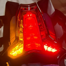 Built in turn signals integrated into all in one warning device that combines running light and indicato for z1100