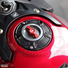 CNC Black Keyless Fuel Gas Tank Cap Install on Honda CBR650R / CB650R 2024 2025 2026
