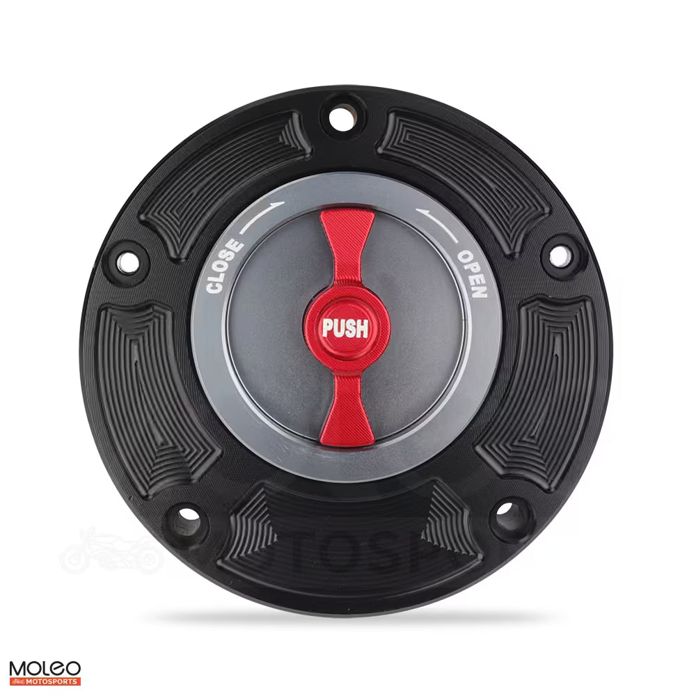 CNC Black Keyless Fuel Gas Tank Cap for Honda CBR650R / CB650R 2024+