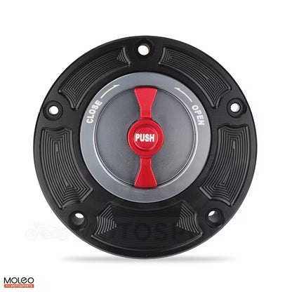 CNC Black Keyless Fuel Gas Tank Cap for Honda CBR650R / CB650R 2024+