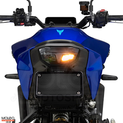 Integrated tail light with built-in turn signals perfectly eliminates the need for external devices on 2024-2026 Yamaha MT-09.