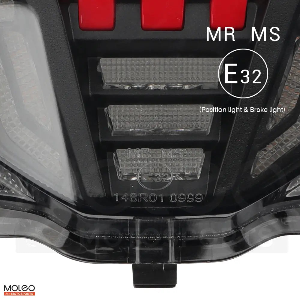 LED Integrated Tail Light Running Light with E-MARK for Yamaha MT07 2025