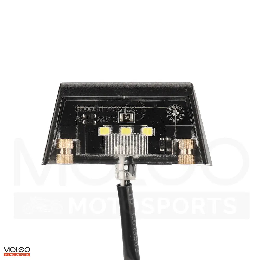 Motorcycle License Plate Lights with E-MARK
