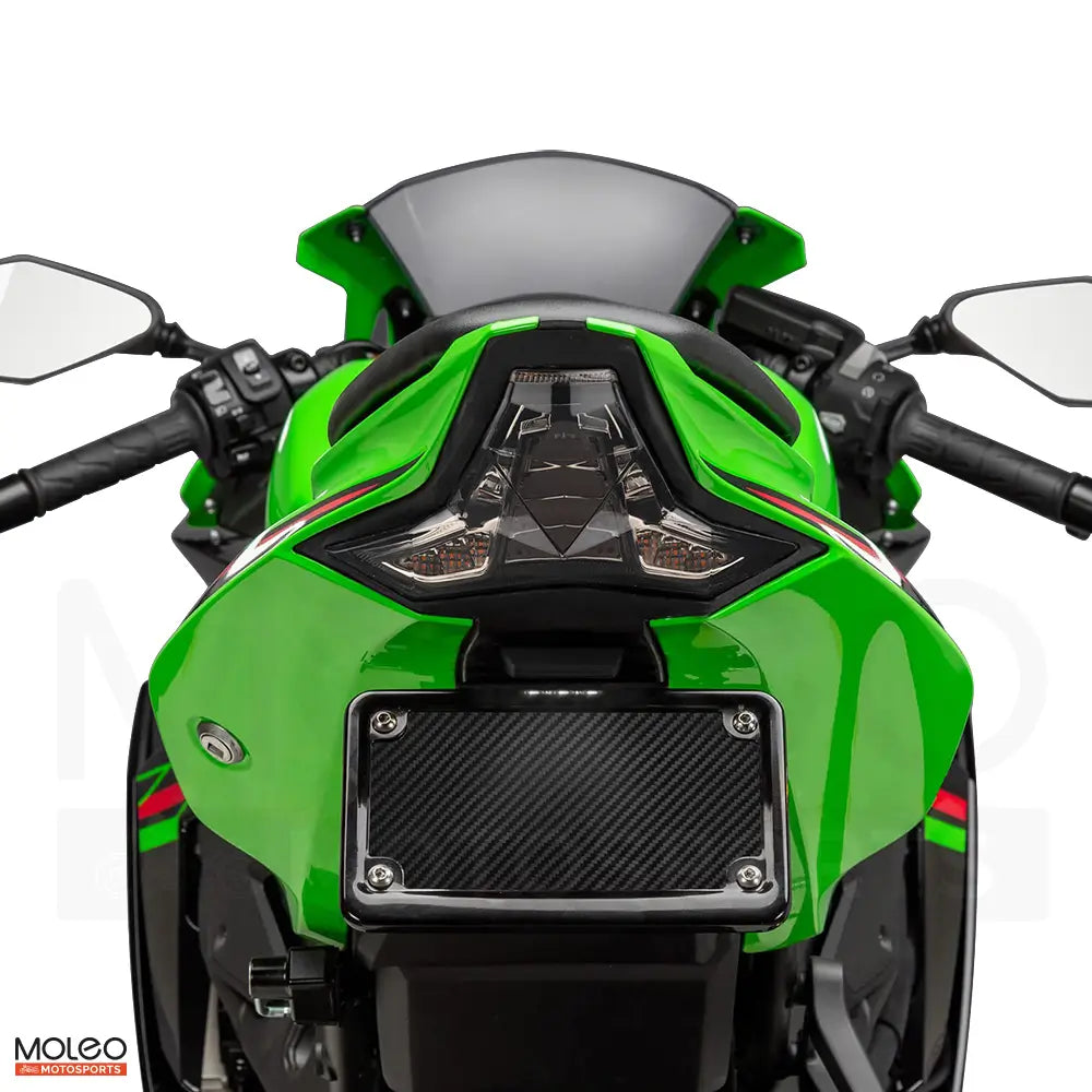 MOLEO Motosports Smoked LED Integrated Tail Light For The Kawasaki Ninja ZX4RR / ZX-4R.