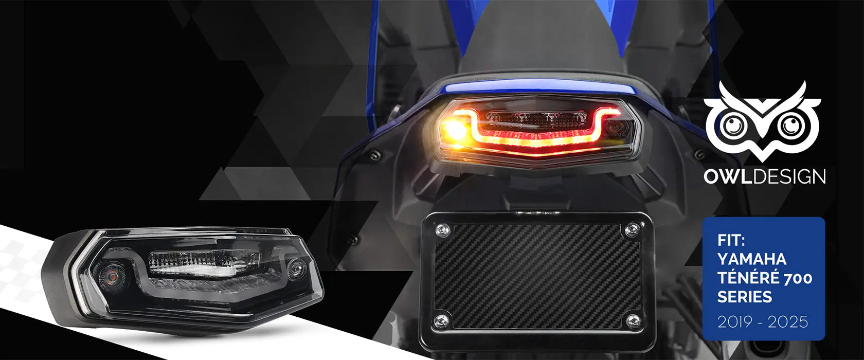 MOLEO OWL Design Integrated LED Tail Light for Tenere 700 2019-2025