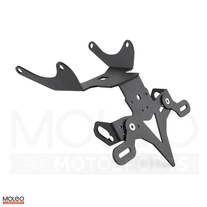 MOLEO tail tidy for Honda CB650R/CBR650R 2024-2025 is adjustable for license plate size.
