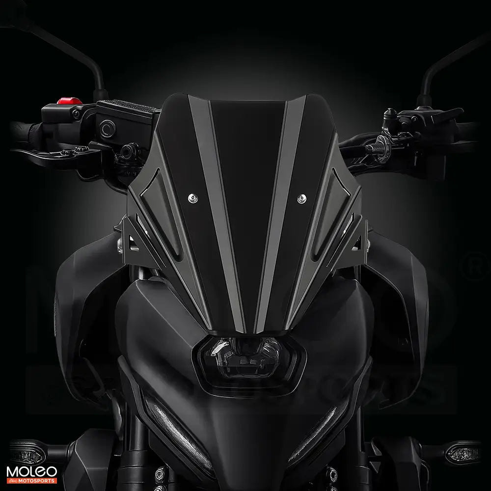 Motorcycle Metal Windshield on YAMAHA MT-07 2025