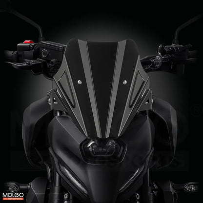 Motorcycle Metal Windshield on YAMAHA MT-07 2025
