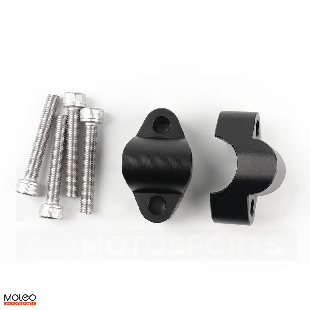 Side view rendering of Handlebar Risers installed on CFMoto 450MT, 800MT, 450MTX, 800M