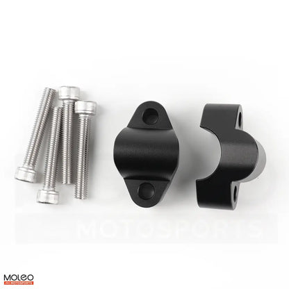 Side view rendering of Handlebar Risers installed on CFMoto 450MT, 800MT, 450MTX, 800M