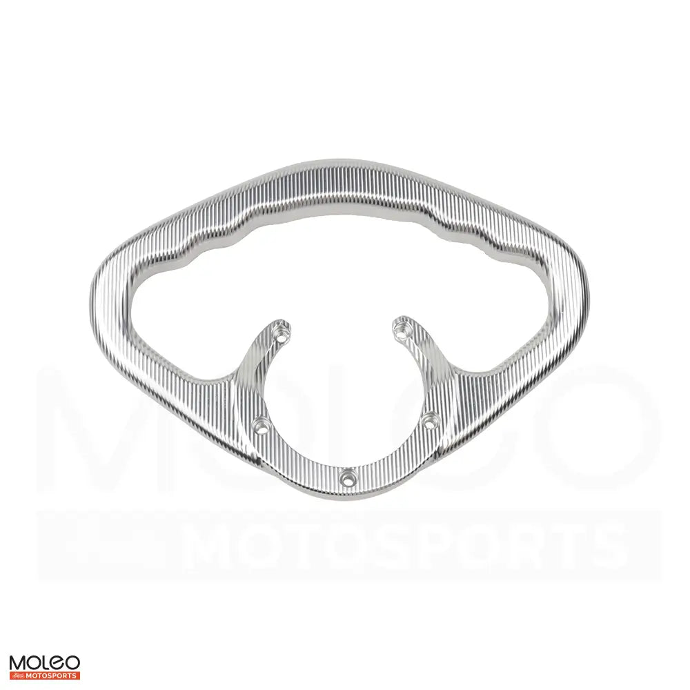 Silver CNC Aluminum Tank Mount Passenger Handlebar for CB650R /CBR650R 2024-2025