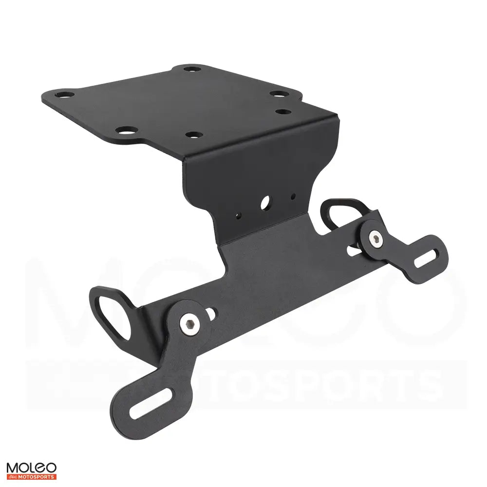 T7 license plate holder has 2 extensions for various plate sizes
