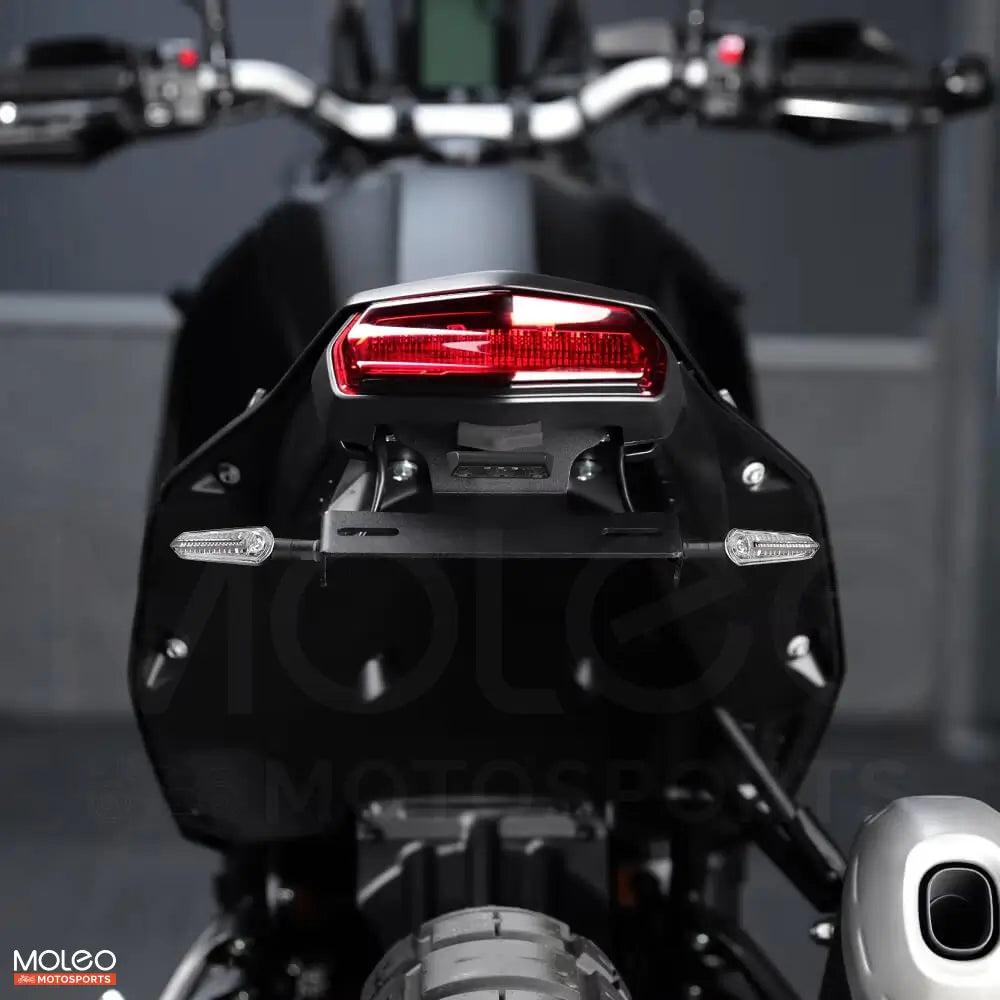 Tail Tidy installed on the Yamaha Tenere 700